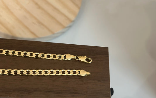 Cubana Dorada Anklet